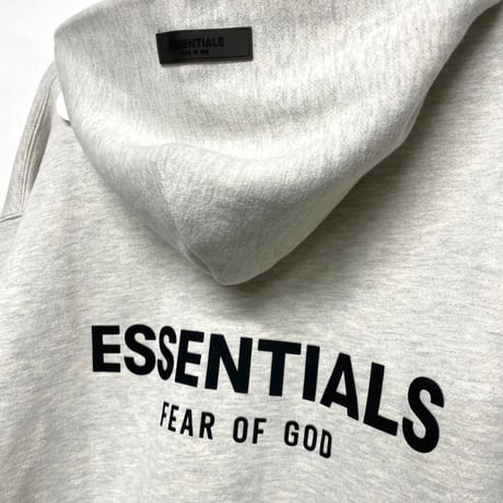 ESSENTIALS by Fear of God /Logo Relax Hoodie  "Oatmeal"