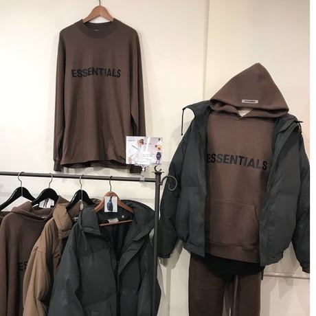 FOG Essentials/Long Sleeve  "BROWN"