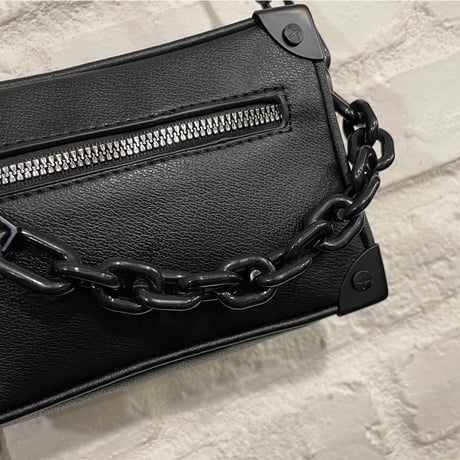 REMAKE CHAIN Leather BAG  (2 Size)