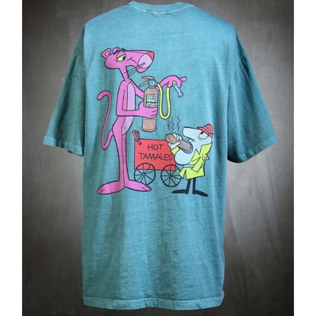 By The R/Pink Panther Tshirts (Wash Green)