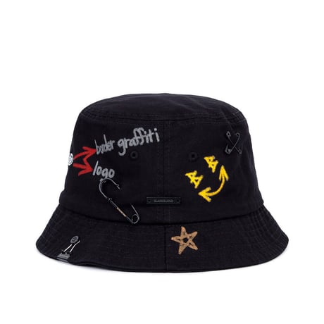 BLACK BLOND/BB Logo HAT  "HAND CUSTOM"