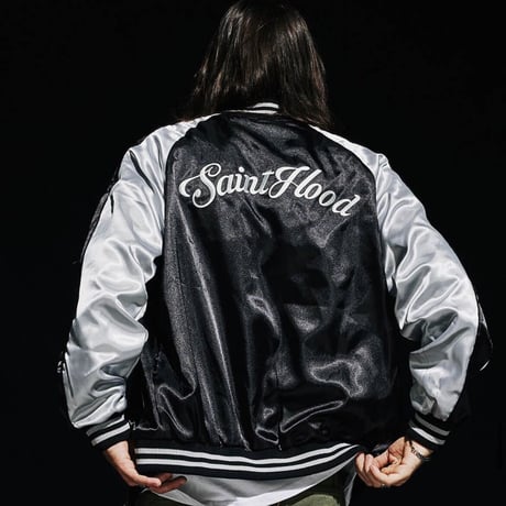 SAINT PAIN/Satin Souvenir Jacket