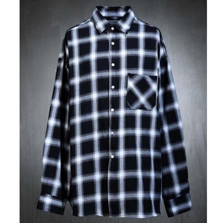 By The R/Check Long Shirts "BLACK/RED"