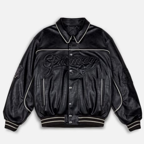 GRMY/MADRID PU LEATHER JACKET "BLACK"