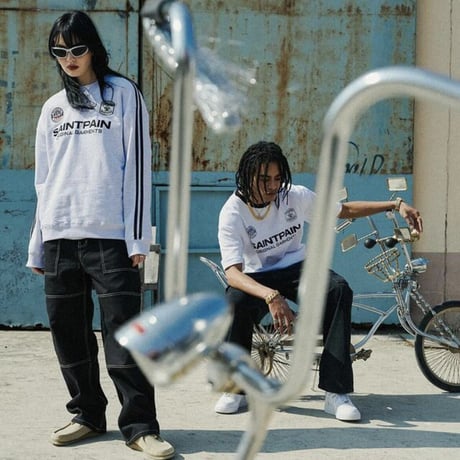 SAINT PAIN/SAINT CLUB Crewneck ASHGRAY