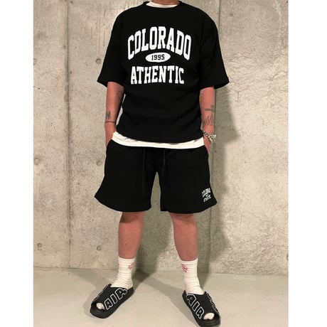 By The R/ Thermal college Set UP (Tops&Shorts) "BLACK"