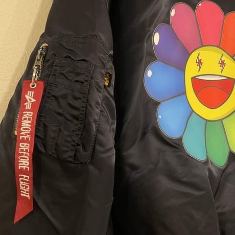 J Balvin × Takashi Murakami/"KAIKAI KIKI " ALPHA  MA1 JACKAET