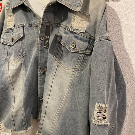 Mismatch nyc/Damaged Denim Jacket ＋ Pants (SET UP)