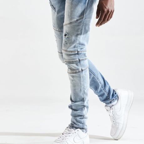 Crysp Denim/Blue Damege  denim