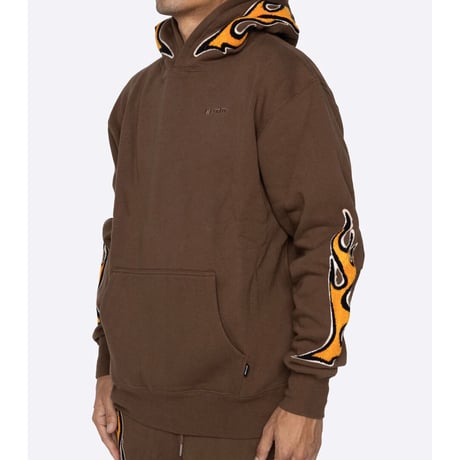 EPTM/FLAME HOODIE ”BROWN”