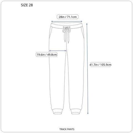 GUAPI/Biker Track Pants　BLACK Orange Line