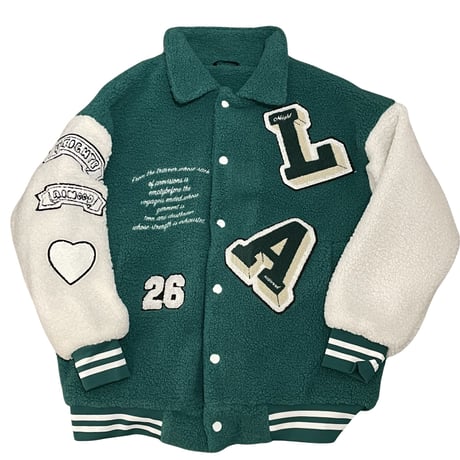 WOSS.official/BOA Varcity JACKET  GREEN