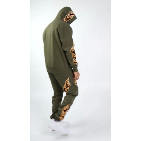 EPTM/FLAME HOODIE ”OLIVE”