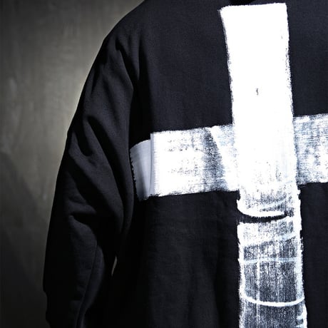 By The R/ Cross Paint Cotton Hoodie (SET UP)
