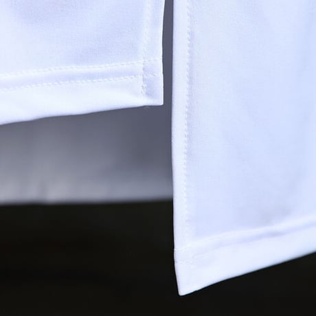 By The R/Layered Long Tee "WHITE/BLACK"