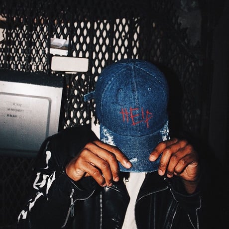448C/HELP CAP DENIM