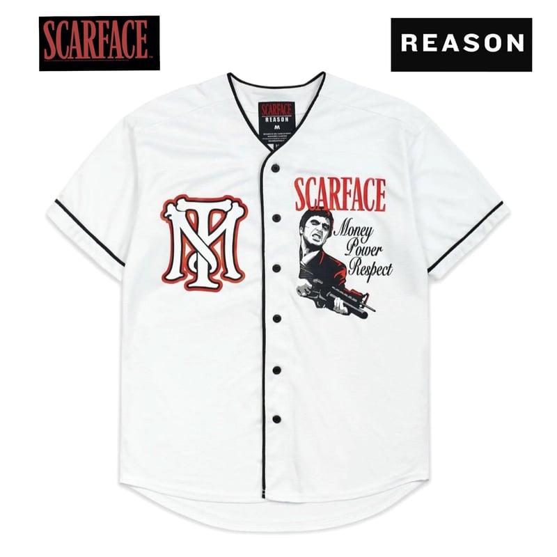 Reason Clothing Newyork/SCARFACE baseball shirt...