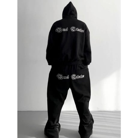 SUBLIMATION/ Embroid Oversize Hoodie (SET UP)