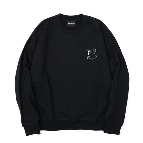 BLACK BLOND/BB logo smile  Crewneck  BLACK