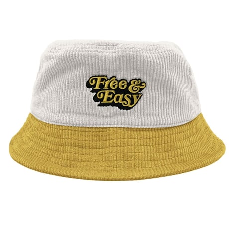 FREE&EASY/Corduroy Smile Bucket Hat