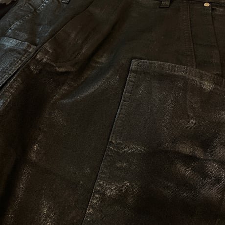 Mismatch NYC/WAX Black Denim Shorts