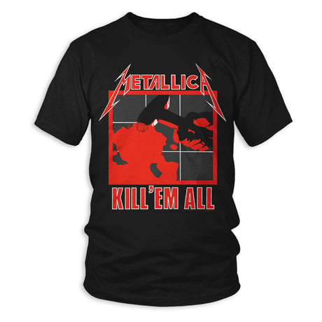 Metallica/official  band Tee (kill em all)