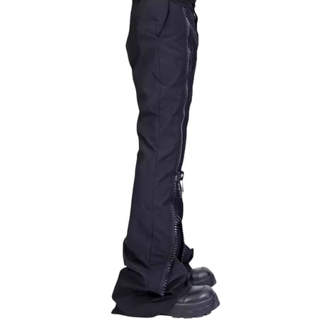 Mismatch NYC/ Big Zipper Flare Pants
