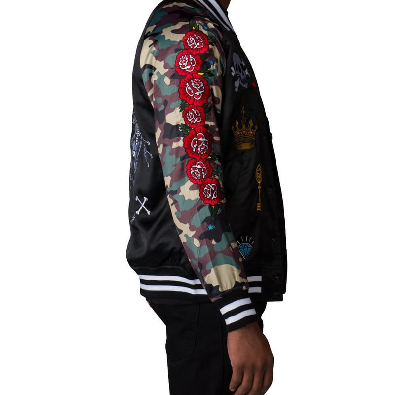 Reason Clothing Newyork/Camo Rose スカジャン Reason Clothing Newyork/Camo Rose スカジャン