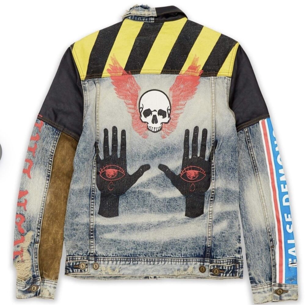 Reason Clothing Newyork/Crazed denim Jacket | B Reason Clothing Newyork/Crazed denim Jacket | B