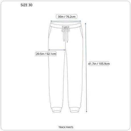 GUAPI/Biker Track Pants　BLACK Orange Line