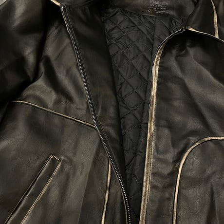 Mismatch NYC/Vintage custom lether jacket
