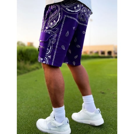 GUAPI/ BANDANA shorts  ”PURPLE”