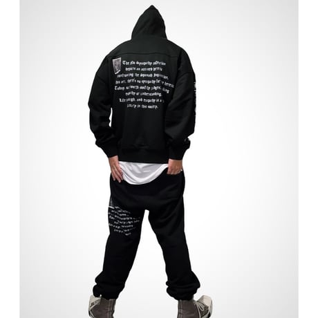 BLACK BLOND/Crushed Faith Hoodie