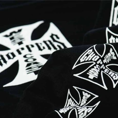 West Coast Choppers/ W.C.C Logo Longsleeve Tshirts "BLACK"
