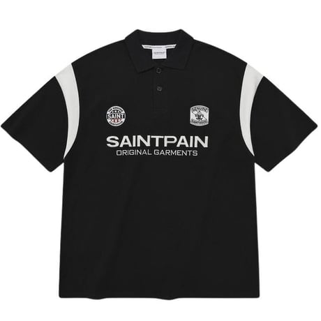 SAINT PAIN/SAINT CLUB Polo Shirts BLACK