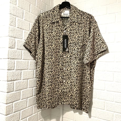 SAINT PAIN/Small Leopard Shirts BROWN