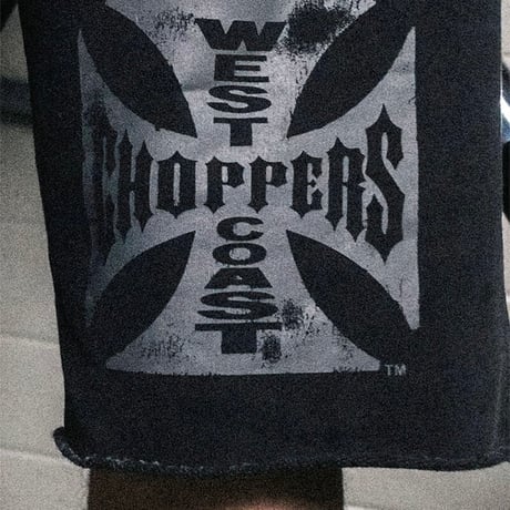 West Coast Choppers/ Logo Shorts"Vintage BLACK"