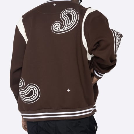 EPTM/PAISLEY VERSITY Jacket ”BROWN"