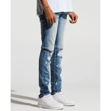 Crysp Denim/Bleach ZIP UP Denim