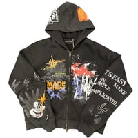 MADE EXTREME/ ART Short Zip Hoodie