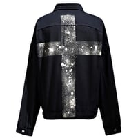 By The R/ Back Cross Denim Jacket