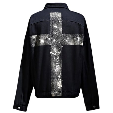 By The R/ Back Cross Denim Jacket