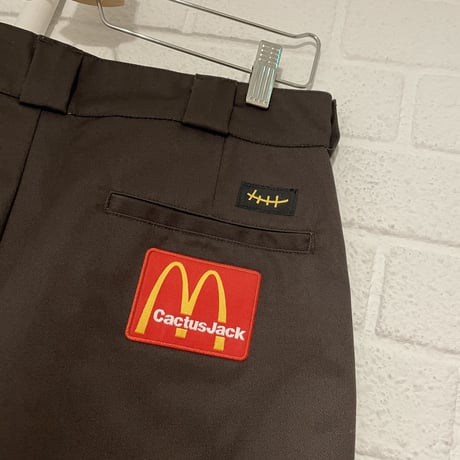 Mcdonalds × Travis Scott /Cactus Jack work pants