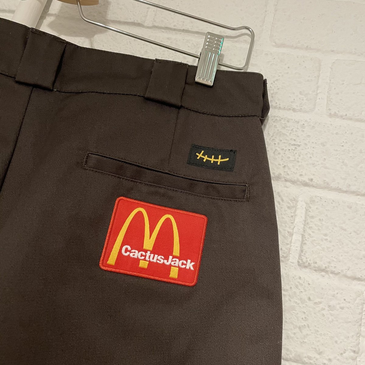 McDonald × Cactus Jack トラヴィススコット　コラボパンツ 人気話題コラボ！Travis Scott McDonald Sticker Sweatpants