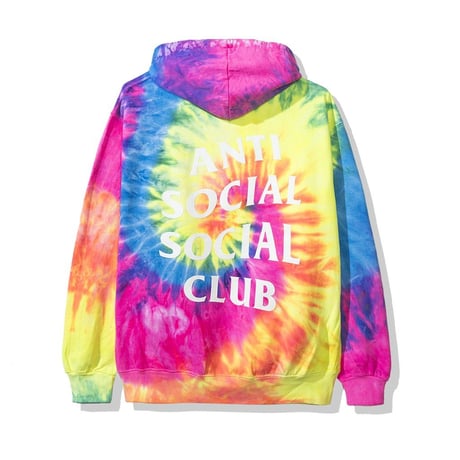Anti Social Social Club/FLAME Logo フーディー　Tie  dye