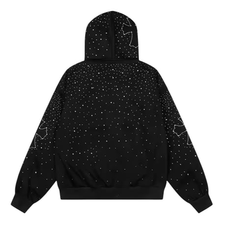 Mismatch NYC/Rhinestone ZIP Hoodie