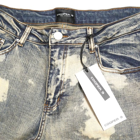 Cooper 9/  Embroid Logo Stack Denim  "BLUE"
