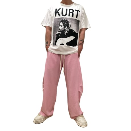Mismatch NYC/Washed barrel SweatPants "Vintage Pink"