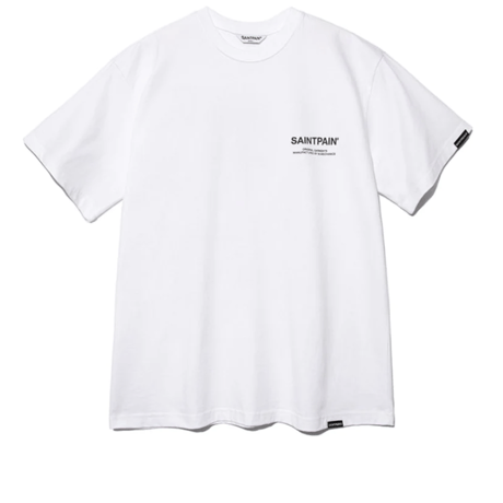 SAINT PAIN/Back Logo Tee WHITE