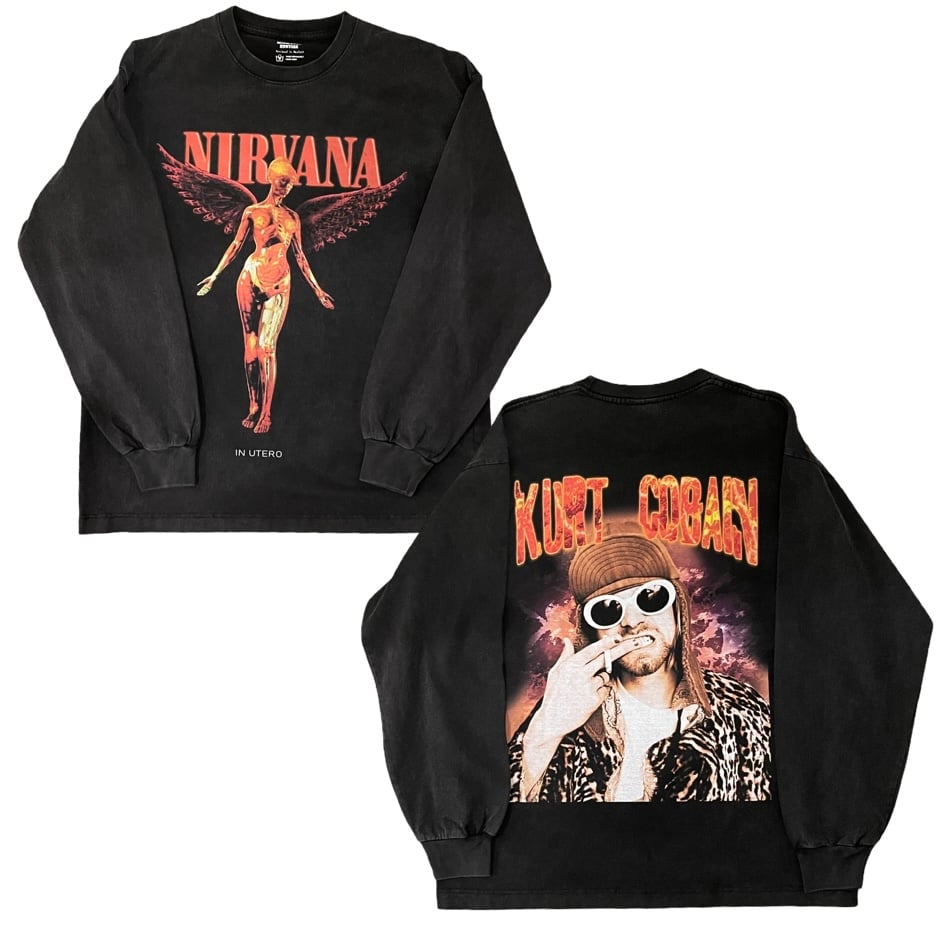 Mismatch NYC/”NIRVANA” vintage Longsleeve Tee |
